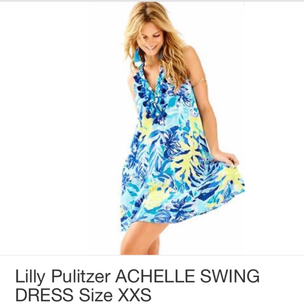 XXS NWT Lilly Pulitzer Achelle Swing Dress